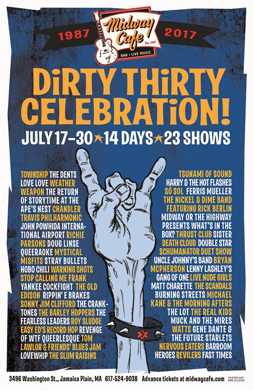 dirty 30 show poster